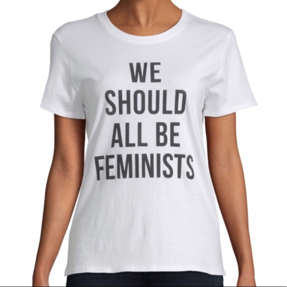 NWT We Should All Be Feminists Feminism Tee Top